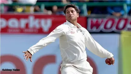  ??  ?? Kuldeep Yadav