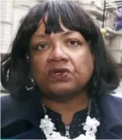  ??  ?? Questions: Diane Abbott yesterday