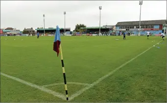  ??  ?? Drogheda United could be leaving United Park inside three years for a new 5,000 all-seater venue at Newtown, just off the Termonfeck­in Road.