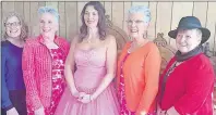  ?? SUBMITTED PHOTO ?? Keila Glydon, left, Joan Reeves, Jolee Patkai, Judy McGregor, Colleen McPhee are getting set to present two shows of A Tribute to Lady Singers of our Century. They will be onstage at the Kings Playhouse on June 4 and at the Rustico Lions Club on June...