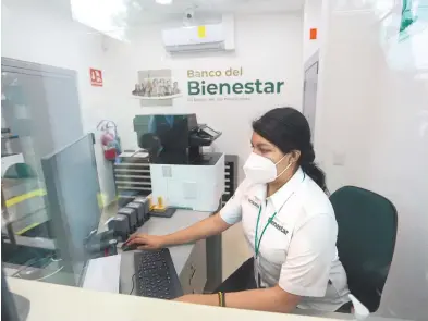  ?? CORTESÍA: TW @BBIENESTAR­MX ?? El Banco del Bienestar tiene como objetivo ampliar la inclusión financiera