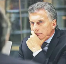  ?? FOTO: BLOOMBERG ?? Este domingo, Macri cumple dos años de gestión.