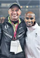  ??  ?? Golden days: Mo Farah with Alberto Salazar after his 10,000m win in 2012