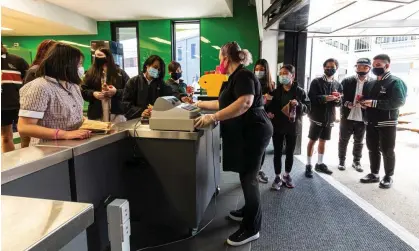  ?? Photograph: Daniel Pockett/Getty Images ?? Under the Victorian opposition’s proposed scheme, all students from prep to year 12 will be provided with a free healthy lunch.