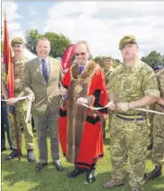  ?? FM4813262 ?? Mayor of Tenterden Cllr Justin Nelson opens the event