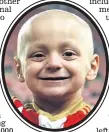  ??  ?? Brave Bradley Lowery