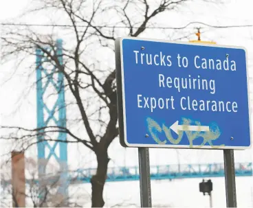  ?? JEFF KOWALSKY / AFP via Gett
y Imag
es files ?? Exports fell by 4.7 per cent and imports dropped by 3.5 per cent in March, both the largest month- on-month declines seen since June 2018, Statcan said.