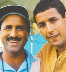  ??  ?? Jim Crescenzo appeared in Happy Gilmore with Adam Sandler. He played Shooter McGavin’s caddy.