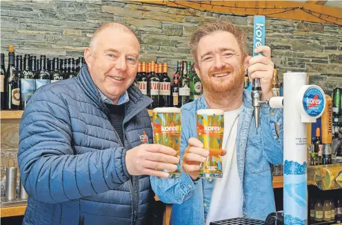  ?? Paul Richards PR4Photos Ltd ?? 6Mark Stephens, head of regional sales for St Austell Brewery, and Jack Stein, chef director of Rick Stein Group