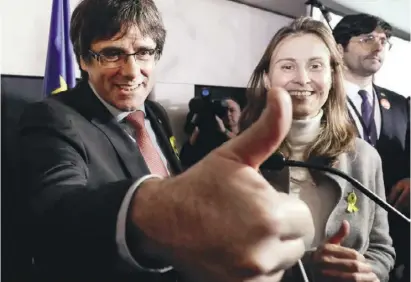  ?? Foto: dpa ?? Carles Puigdemont bereitet seine Rückkehr nach Spanien vor.