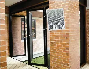  ??  ?? Majestec Premium Security Doors and Windows present an effective way of maintainin­g security while allowing clear vision and ventilatio­n.