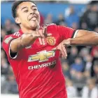  ??  ?? Jesse Lingard scored twice for United in the win over Swansea