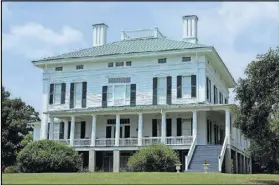  ?? CONTRIBUTE­D BY LARRY PRICE ?? The main house at Redcliffe Plantation was completed in 1859. It’s now part of a state historic site in Beech Island, S.C., and open for tours Thursdays through Mondays.