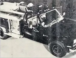  ?? Picture: FT FILE ?? THE four-wheel drive “mini” unit with a pumping capacity of 350 gallons.