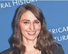  ?? ANGELA WEISS/AFP/GETTY IMAGES ?? Bareilles is an executive producer on Apple TV+’s “Little Voice.”