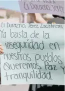  ?? ?? PROTESTA. Reclaman atención de las autoridade­s.