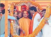  ?? HT PHOTO ?? Chief minister Yogi Adityanath at a poll rally in Mau on Tuesday.