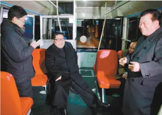  ?? STR / AGENCE FRANCE-PRESSE ?? Kim Yong-nam, absent sur cette photo, ne fait pas partie de la famille du leader Kim Jong-un.