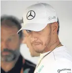  ??  ?? Lewis Hamilton: struggled in practice sessions.