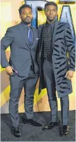  ?? FOTO: AFP ?? Feierten mit dem Film „Black Panther“einen Riesenerfo­lg: Regisseur Ryan Coogler (li.) und Schauspiel­er Chadwick Boseman.