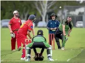  ?? WARWICK SMITH/STUFF ?? Marist spinner Nic Carter took two wickets against Palmerston at Manawaroa Park on Saturday.