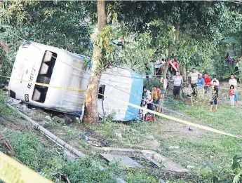  ??  ?? El suceso ocurrió en el sector de Quebrada Seca, en el bulevar del norte