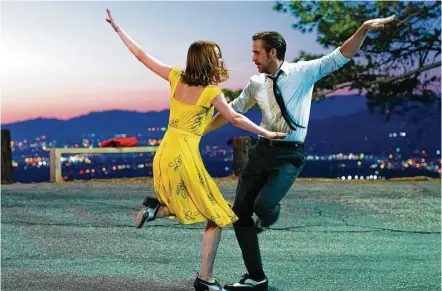  ?? Lionsgate ?? Ryan Gosling and Emma Stone likely practiced hard for “La La Land,” but old-school musical leads they are not.