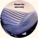  ??  ?? Room for one only