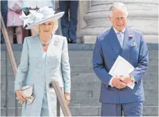  ?? FOTO: DPA ?? Prinz Charles und seine Ehefrau Camilla besuchen Europa.