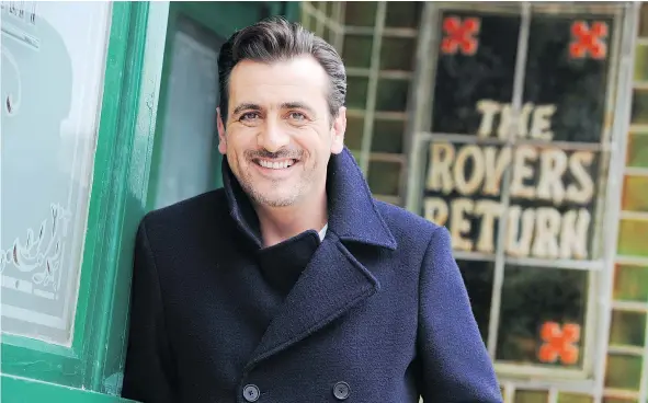  ?? — ITV FILES ?? Chris Gascoyne is back playing the charming but irresponsi­ble Peter Barlow on Coronation Street after a one-year absence.