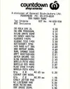  ??  ?? A 10-year-old receipt from Countdown illustrate­s how little food prices have changed over the past decade.