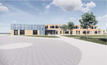  ??  ?? An artist’s impression of the school