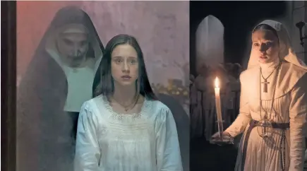  ??  ?? Taissa Farmiga stars in The Nun, the fifth instalment in the Conjuring series