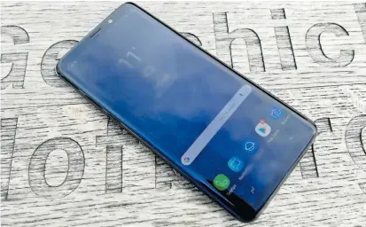  ??  ?? Das Samsung Galaxy S9+ ist eine solide Fortsetzun­g der Serie.