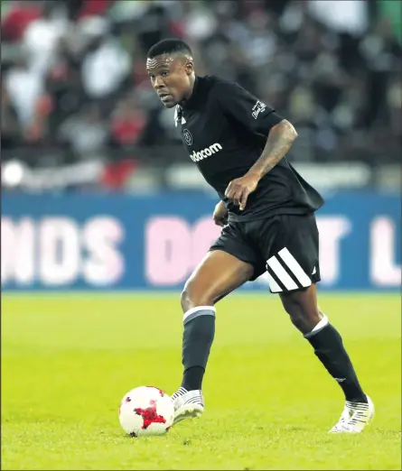  ?? ISITHOMBE NGABE: BACKPAGEPI­X ?? NGUMGADLI we-Orlando Pirates uThamsanqa Gabuza othi akakalilah­li ithemba ngokuphind­e adlubhe ijezi leBafana Bafana.