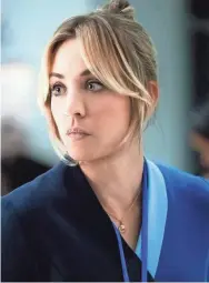  ?? PHIL CARUSO/HBO MAX ?? Kaley Cuoco plays Cassie Bowden, the title character of HBO Max’s comedic thriller, “The Flight Attendant.”