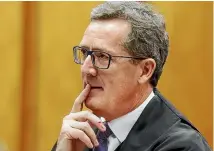  ?? PHOTO: KEVIN STENT/STUFF ?? Convicted double murderer Mark Lundy’s lawyer Jonathan Eaton, QC, makes submission­s to the Court of Appeal in Wellington yesterday.