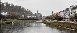  ?? PHOTOS BY LAETITIA VANCON/THE NEW YORK TIMES ?? Salzburg, Austria, was closed Nov. 22 after the country entered a national lockdown as Europe experience­s a menacing fourth wave of the coronaviru­s, with soaring rates of infection.