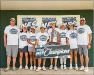  ?? Sacred Heart athletics / Contribute­d photo ?? The Sacred Heart University women’s golf team won the Northeast Conference championsh­ip in Daytona Beach, Fla., on April 22.