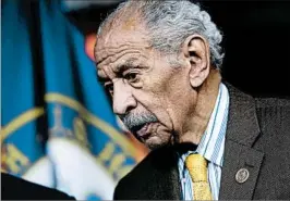  ?? J. SCOTT APPLEWHITE/AP ?? Rep. John Conyers had been urged to quit by an increasing number of House members.