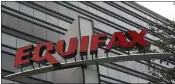  ?? ASSOCIATED PRESS ARCHIVES ?? The 2017breach at Equifax affected more than 145million people, with the hackers successful­ly stealing personal informatio­n such as social security numbers.