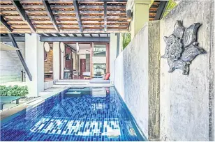  ??  ?? A Private Pool Suite at The Slate Phuket.