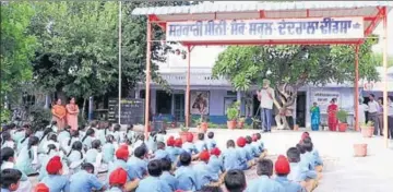  ?? HT PHOTO ?? Government Senior Secondary School in Dandrala Dhindsa village of Patiala district (above) is among the three schools that made the cut. It will get the Swachh Vidyalaya awards, along with ₹50,000 as additional school grant.