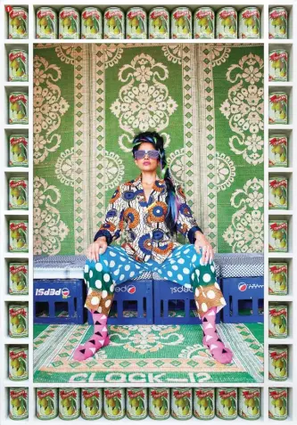  ??  ?? Hassan Hajjaj’s “Alo Wala from ‘My Rockstars’” series.