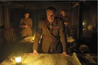  ?? FRANÇOIS DUHAMEL/UNIVERSAL PICTURES VIA AP ?? This image released by Universal Pictures shows Colin Firth as General Erinmore in a scene from “1917,” directed by Sam Mendes.