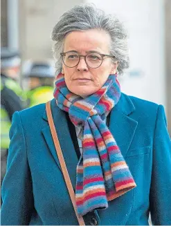  ?? Pictures: PA. ?? Arriving at the court in Edinburgh: top – Salmond; above – Shelagh McCall QC representi­ng Salmond.