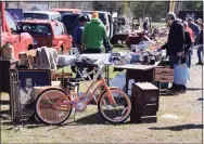  ??  ?? Elephants Trunk Flea Market in New Milford has acres of treasures to sift through.