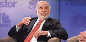  ??  ?? The subpoena follows questions and criticism of Carl Icahn’s role as an informal presidenti­al adviser and major biofuel investor. CNBC FILE PHOTO