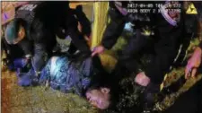  ??  ?? Chanzie Washington was pummeled by cops during an arrest in April 2017. The incident was caught on body camera.
