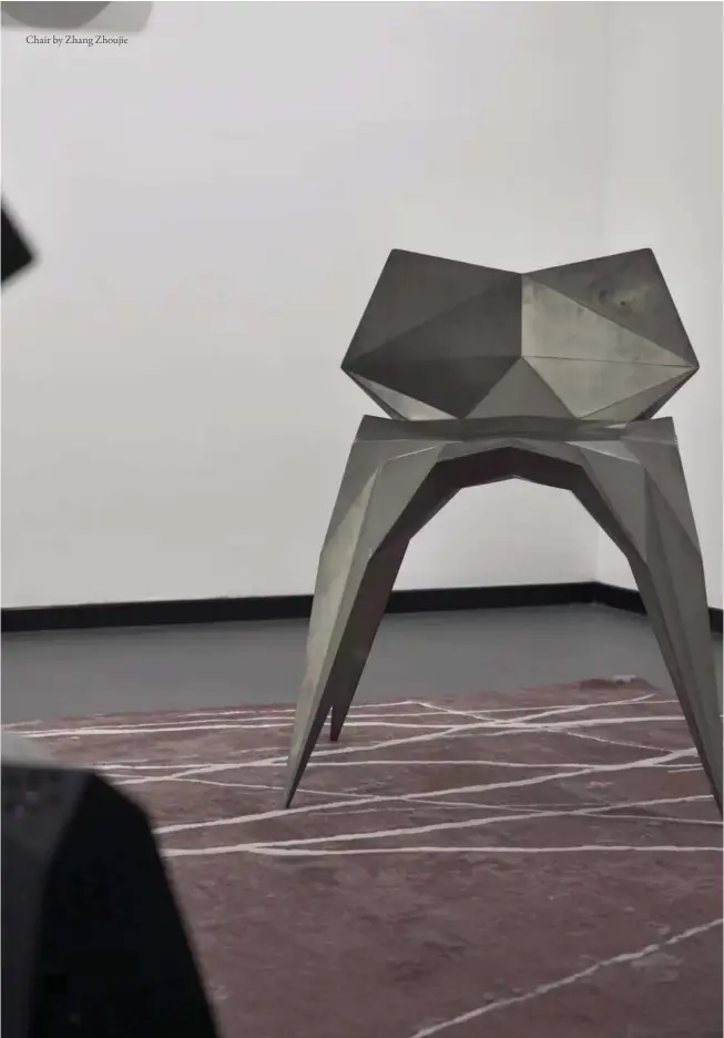  ??  ?? Chair by Zhang Zhoujie